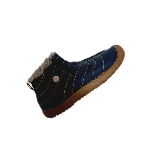 Men/Women Slip On Waterproof Outdoor Anti-Slip Fur Lined Ankle Boot - Picture 2 of 6